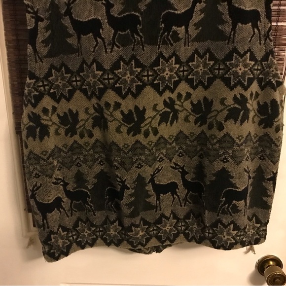 True Grit Mens Deer Hunting Vest Sweater XL Full Zip Pockets Fleece - Picture 5 of 7